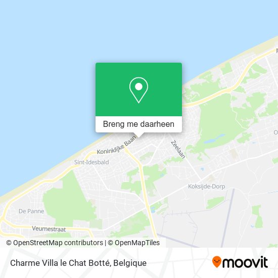 Charme Villa le Chat Botté kaart