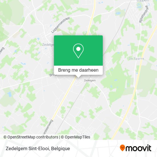 Zedelgem Sint-Elooi kaart