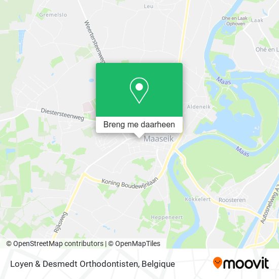 Loyen & Desmedt Orthodontisten kaart