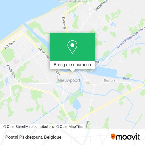 Postnl Pakketpunt kaart