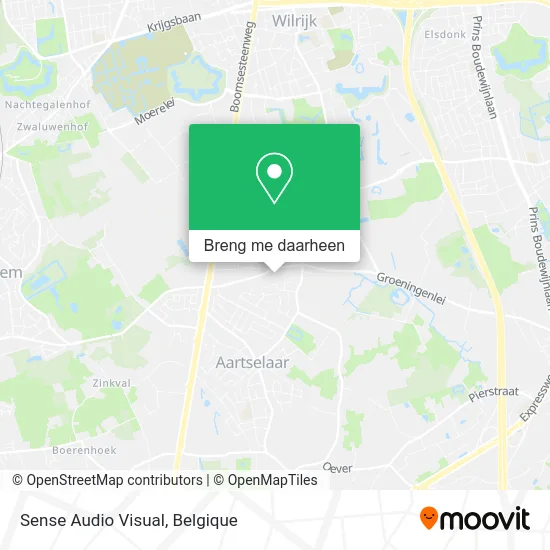 Sense Audio Visual kaart