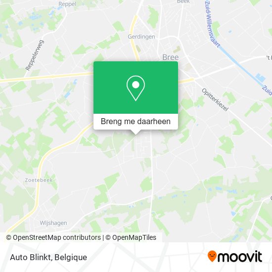 Auto Blinkt kaart