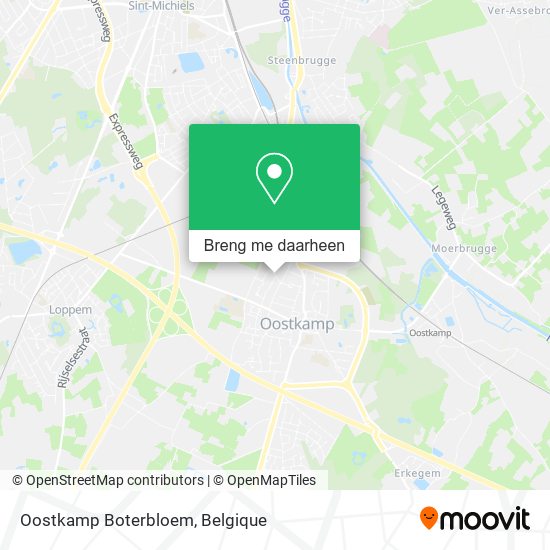 Oostkamp Boterbloem kaart