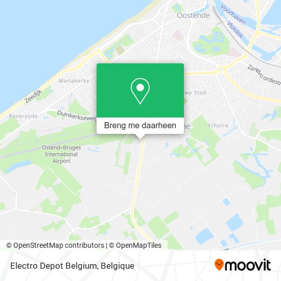 Electro Depot Belgium kaart