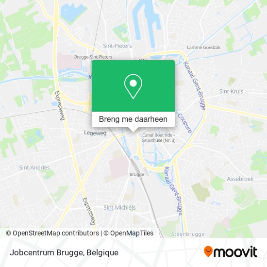Jobcentrum Brugge kaart