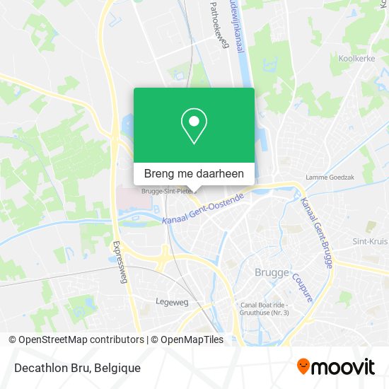 Decathlon Bru kaart