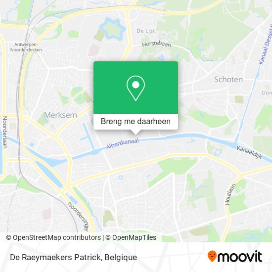 De Raeymaekers Patrick kaart