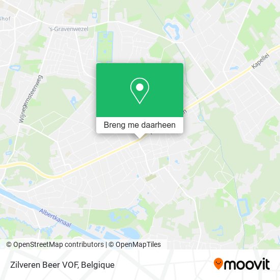 Zilveren Beer VOF kaart