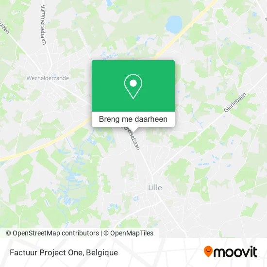 Factuur Project One kaart