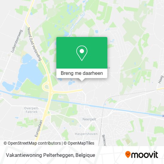 Vakantiewoning Pelterheggen kaart