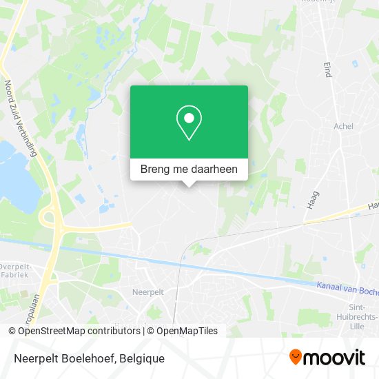 Neerpelt Boelehoef kaart