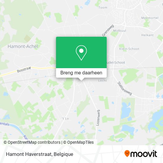 Hamont Haverstraat kaart