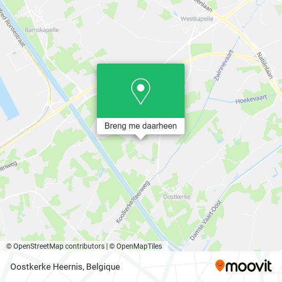Oostkerke Heernis kaart