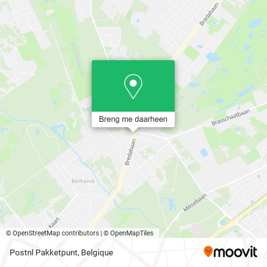 Postnl Pakketpunt kaart