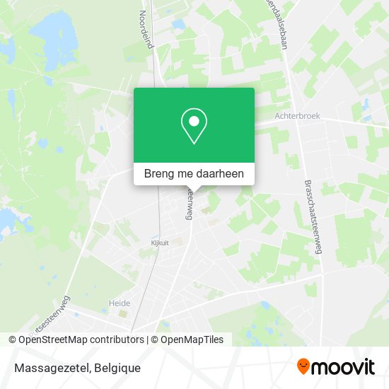 Massagezetel kaart