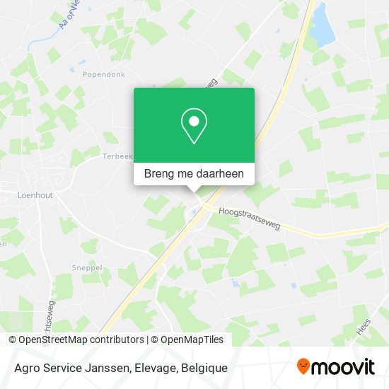 Agro Service Janssen, Elevage kaart