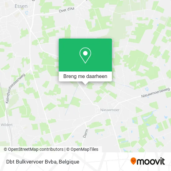 Dbt Bulkvervoer Bvba kaart