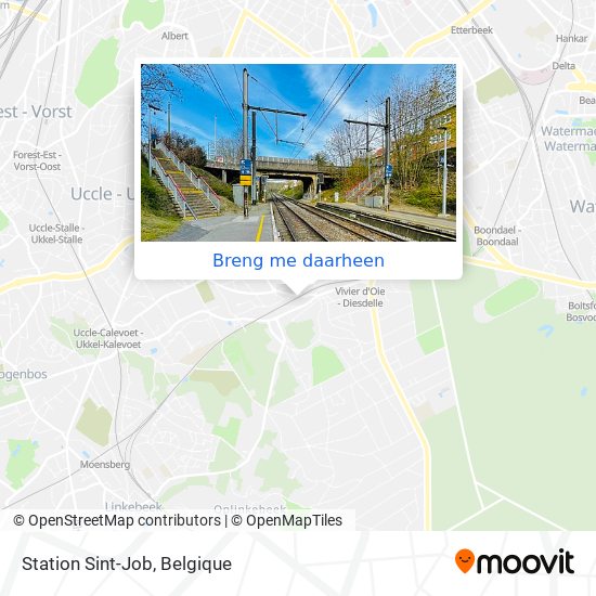Station Sint-Job kaart