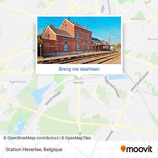 Station Heverlee kaart