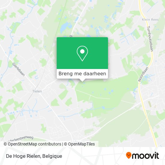 De Hoge Rielen kaart