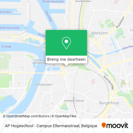 AP Hogeschool - Campus Ellermanstraat kaart