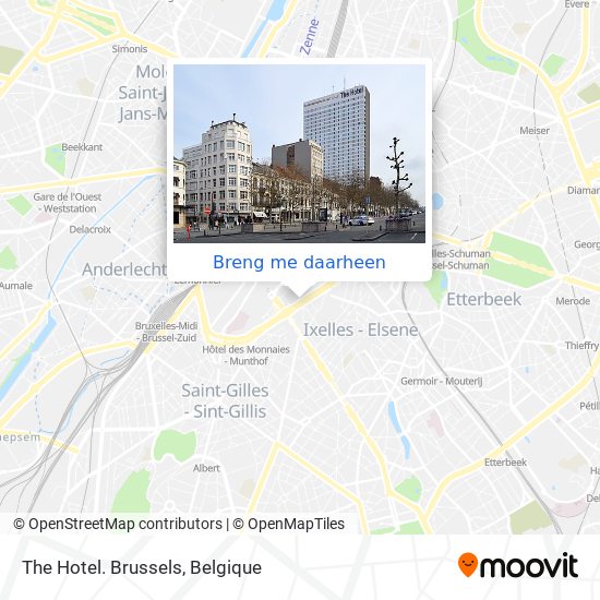 The Hotel. Brussels kaart