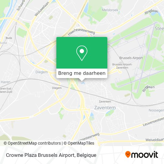 Crowne Plaza Brussels Airport kaart