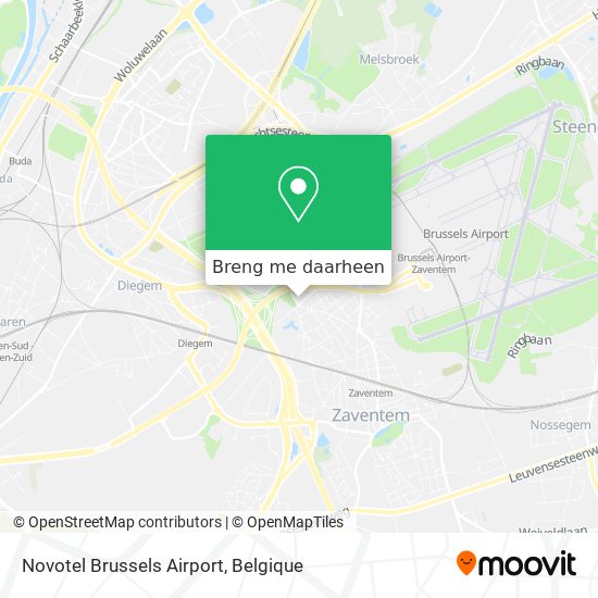 Novotel Brussels Airport kaart