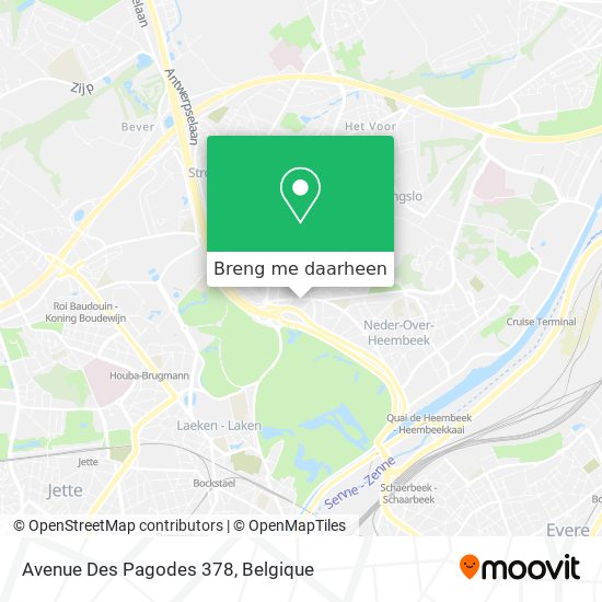 Avenue Des Pagodes 378 kaart