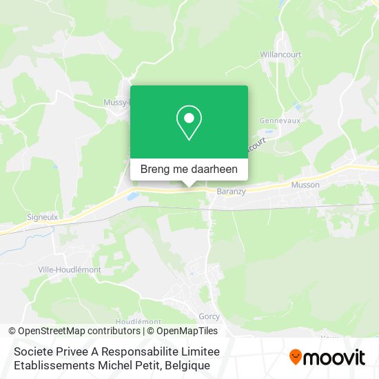 Societe Privee A Responsabilite Limitee Etablissements Michel Petit kaart