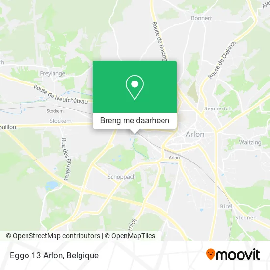 Eggo 13 Arlon kaart