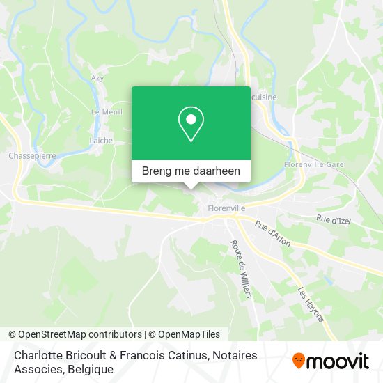 Charlotte Bricoult & Francois Catinus, Notaires Associes kaart
