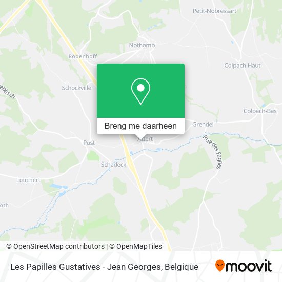 Les Papilles Gustatives - Jean Georges kaart