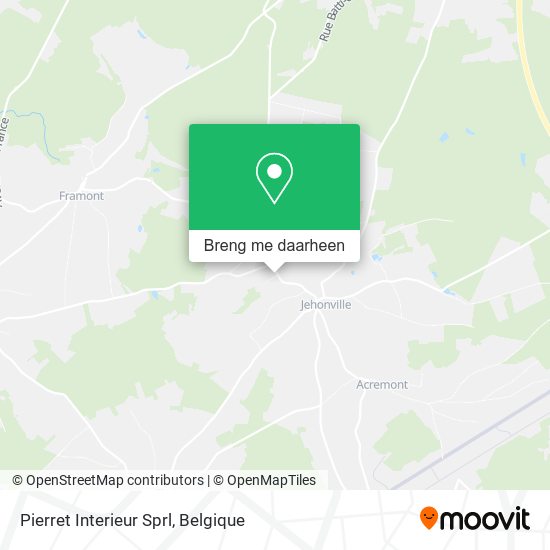 Pierret Interieur Sprl kaart