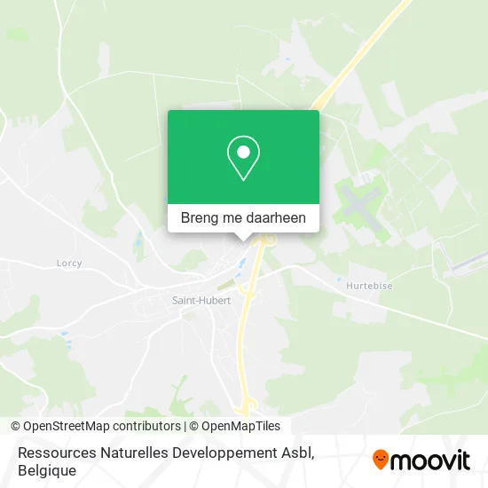 Ressources Naturelles Developpement Asbl kaart