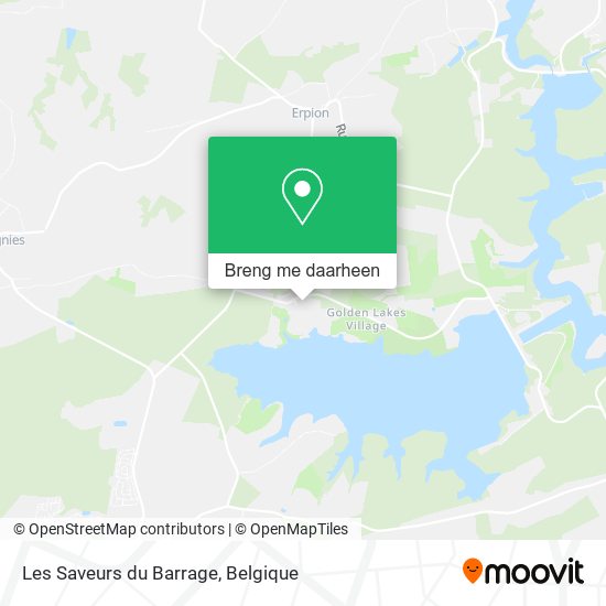 Les Saveurs du Barrage kaart