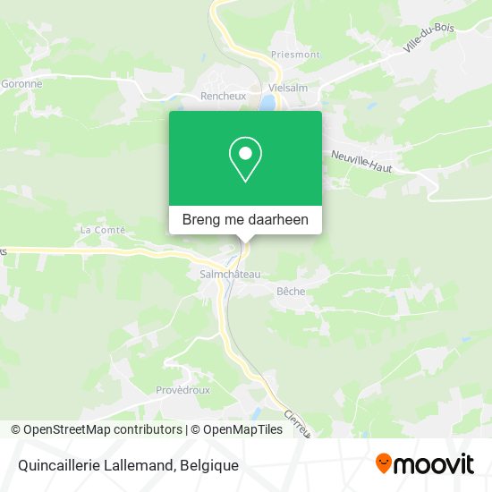 Quincaillerie Lallemand kaart