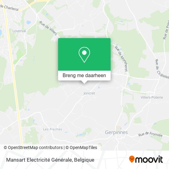 Mansart Electricité Générale kaart