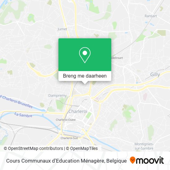 Cours Communaux d'Education Ménagère kaart
