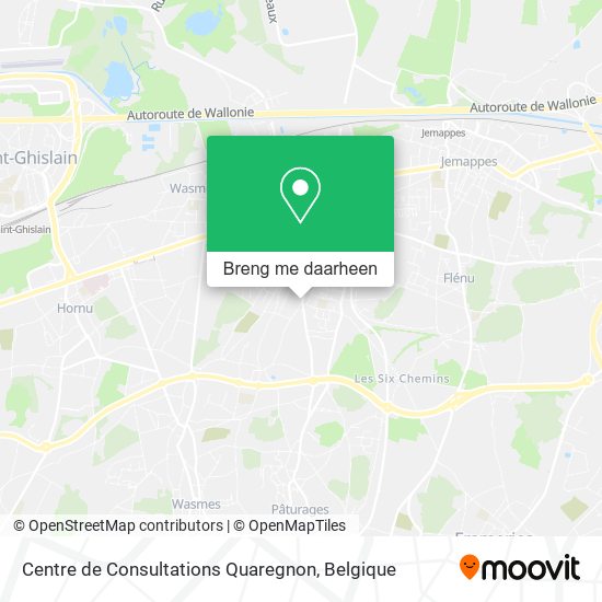 Centre de Consultations Quaregnon kaart