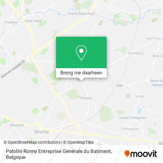 Palolini Ronny Entreprise Générale du Batiment kaart