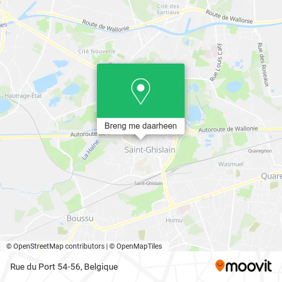 Rue du Port 54-56 kaart