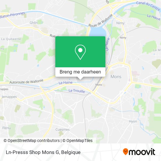 Ln-Presss Shop Mons G kaart