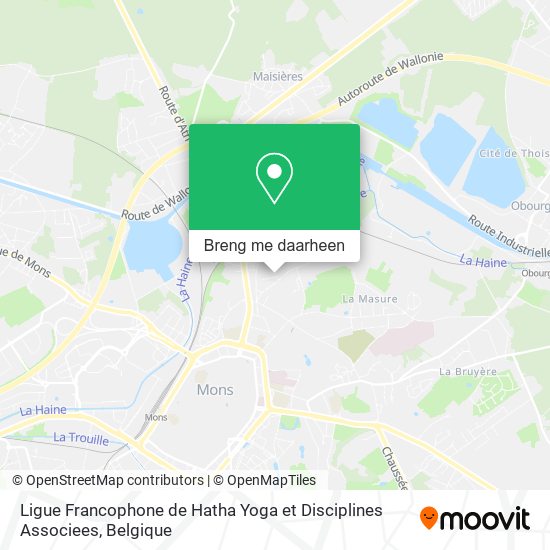 Ligue Francophone de Hatha Yoga et Disciplines Associees kaart