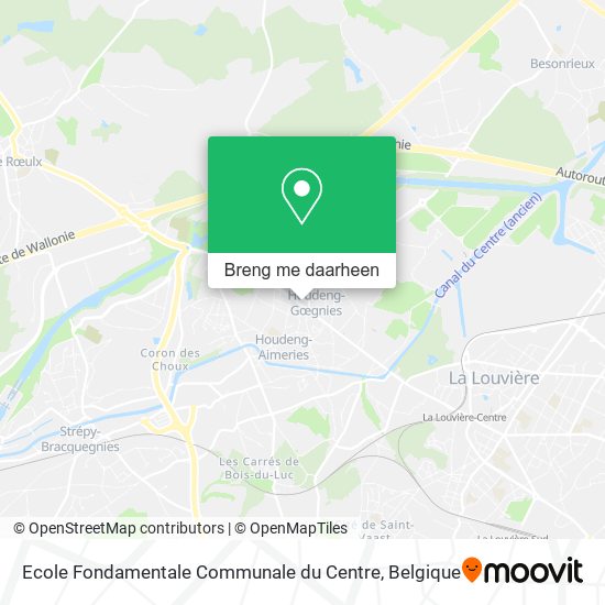 Ecole Fondamentale Communale du Centre kaart