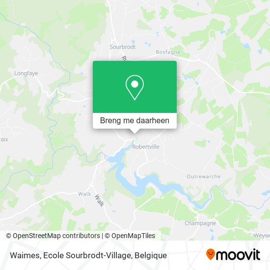 Waimes, Ecole Sourbrodt-Village kaart