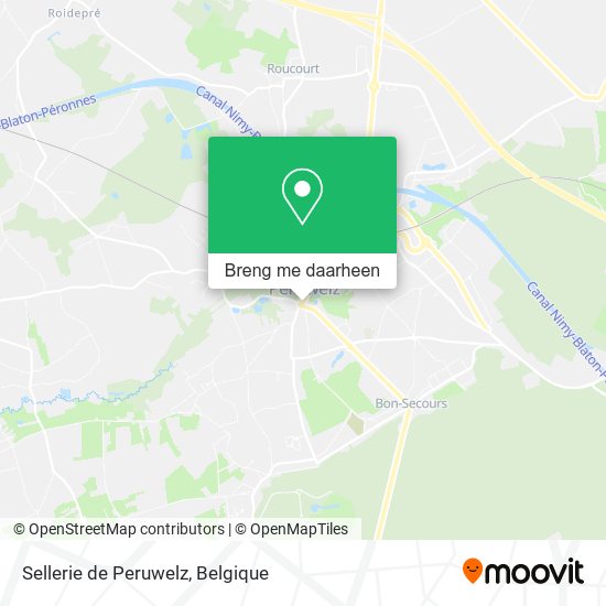 Sellerie de Peruwelz kaart