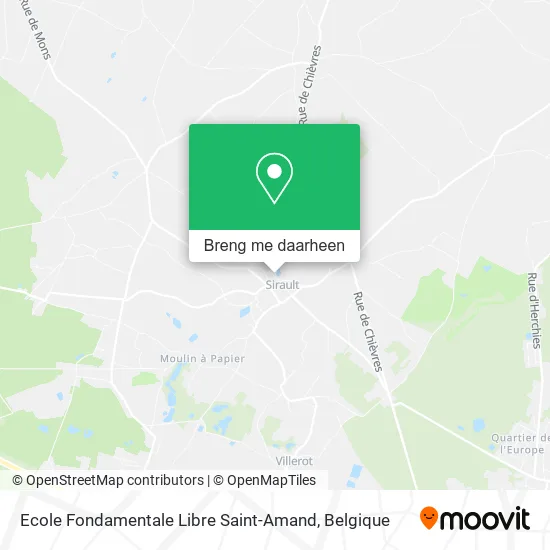 Ecole Fondamentale Libre Saint-Amand kaart