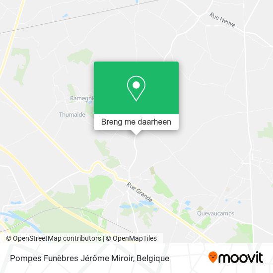 Pompes Funèbres Jérôme Miroir kaart
