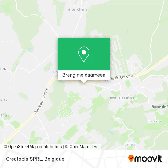 Creatopia SPRL kaart